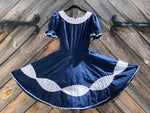 Just Beautiful Vintage 1970s Square Dancing dress Size 8 / 10