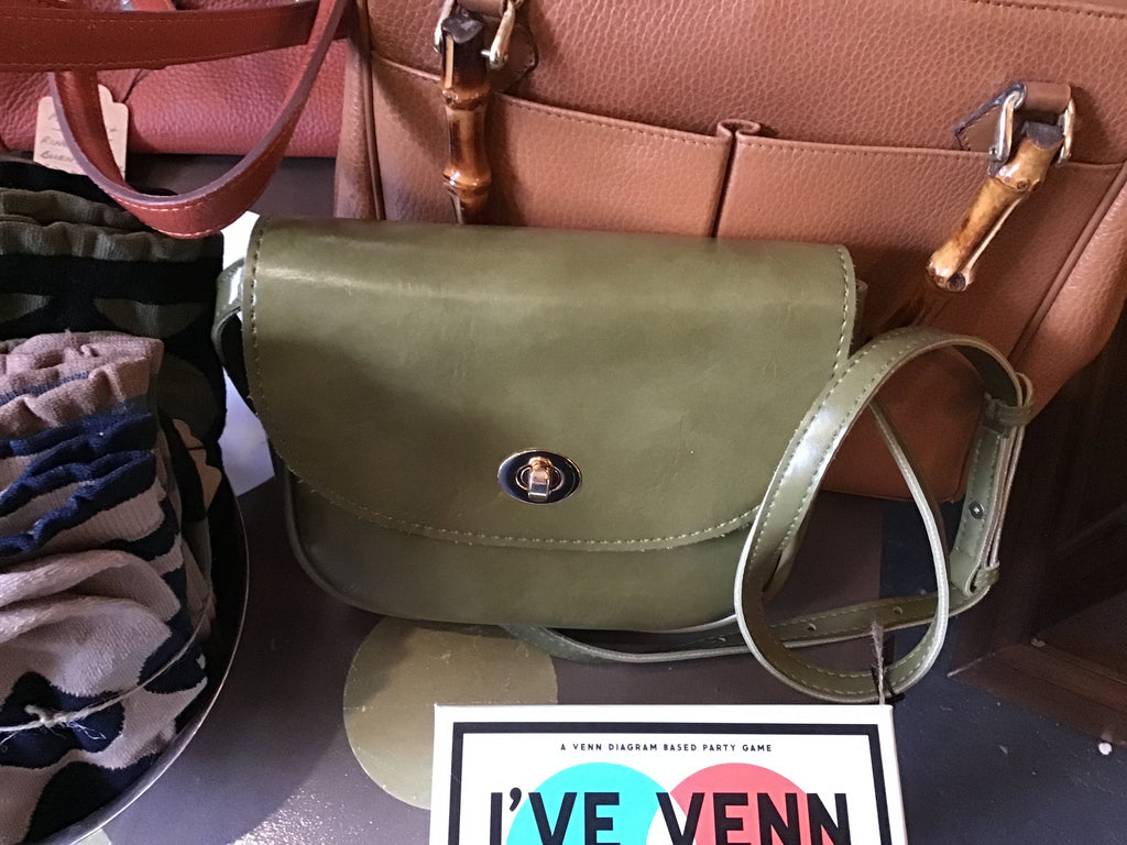 Olive Mini Saddle Bag