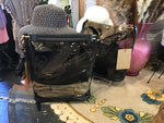 Two In One Clear Charcoal Crossbody Bag