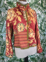 Mary Lynn O'Shea Silk Jacquard Jacket Size Medium