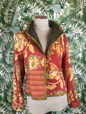 Mary Lynn O'Shea Silk Jacquard Jacket Size Medium