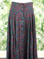 Gunne Sax Floral Paisley Skirt Size 6